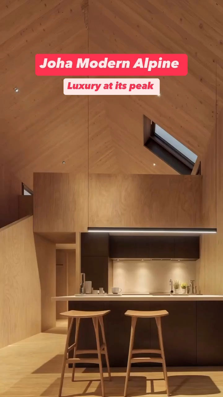 Essential houses prefab living space. A Prefabricated House with Bedrooms, Fully Equipped Kitchen, and Bathroom.