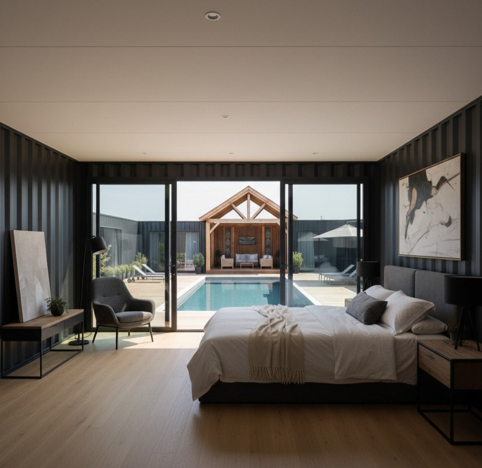 The "Oasis" Modular Container Mansion